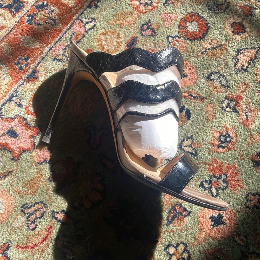 Alexandre Birman Python And Patent Stilettos - image 3